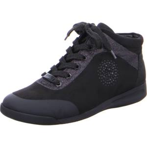Stivali Ara Pizzo-up Ankle Rom Donna Nere | ARA908ZPD