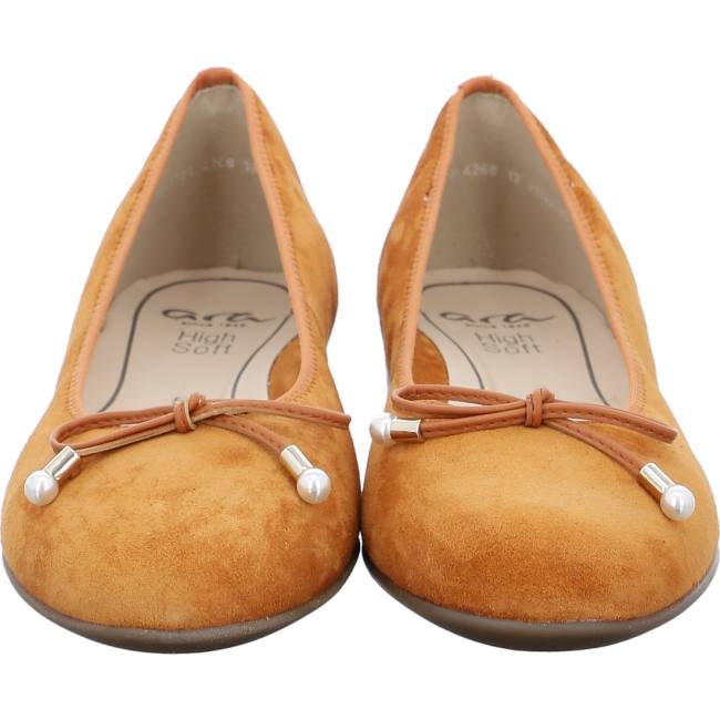 Ballerine Ara Ballet Pumps Sardinia Ambra Donna Marroni | ARA170THK