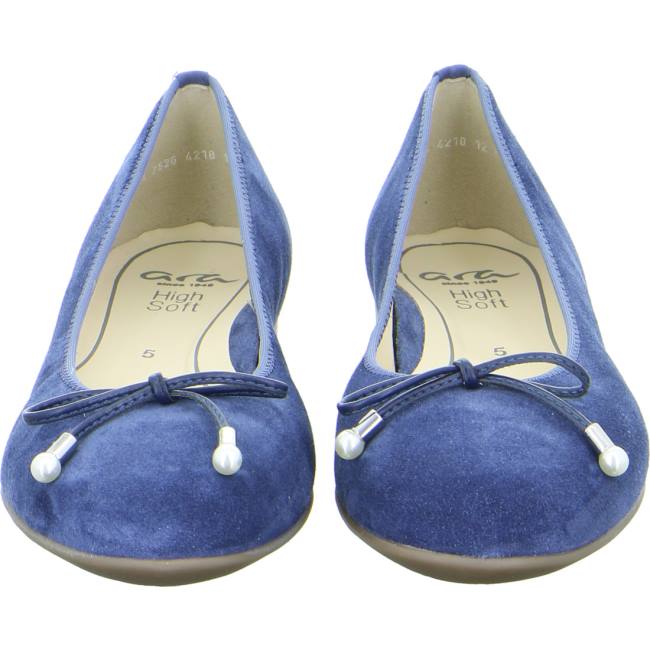 Ballerine Ara Ballet Pumps Sardinia Indigo Donna Blu | ARA792SRJ