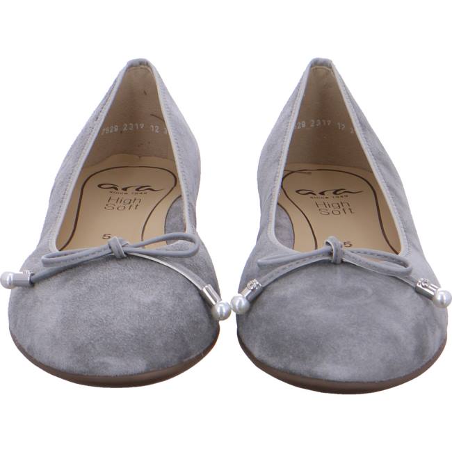 Ballerine Ara Ballet Pumps Sardinia Oyster Donna Grigie | ARA176BUK