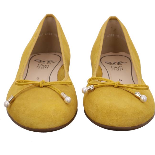 Ballerine Ara Ballet Pumps Sardinia Sole Donna Gialle | ARA352NYV