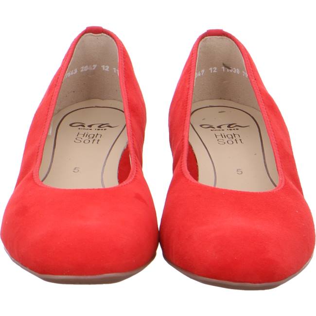 Decollete Ara Court Shoes Graz Flame Donna Rosse | ARA701CLQ