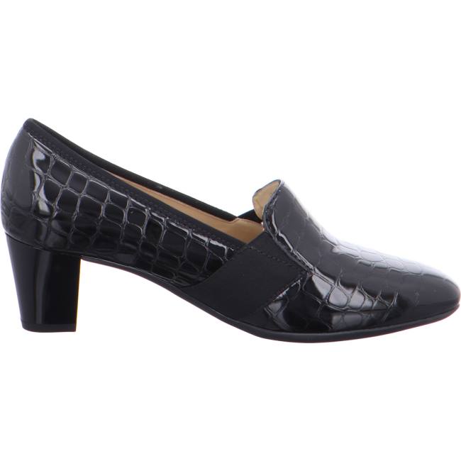 Decollete Ara Courts Verona Balck Donna Nere | ARA975FQP