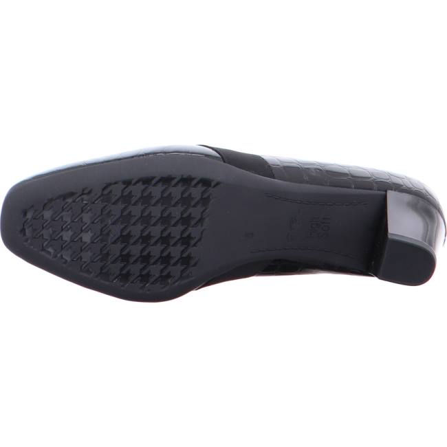 Decollete Ara Courts Verona Balck Donna Nere | ARA975FQP