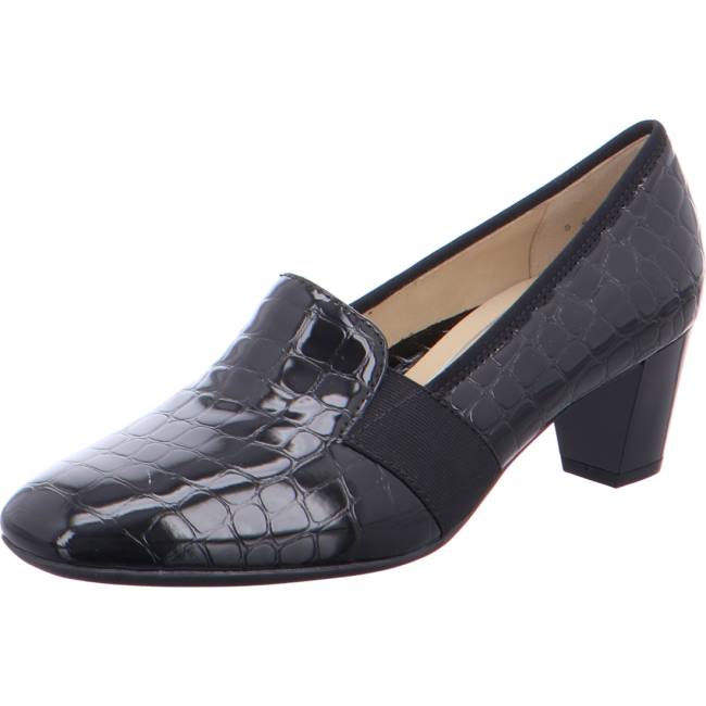 Decollete Ara Courts Verona Balck Donna Nere | ARA975FQP