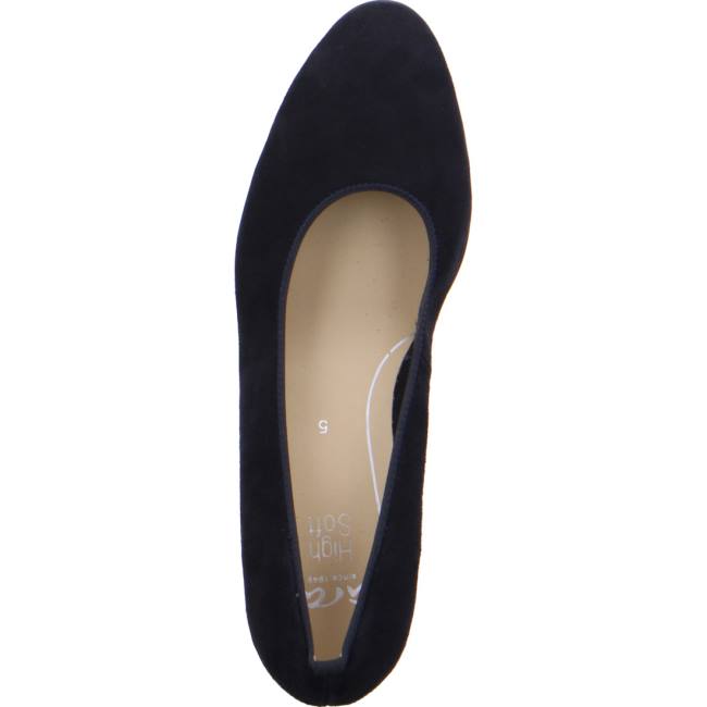 Decollete Ara Platform Heels Orly Donna Blu | ARA068BEJ