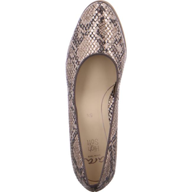 Decollete Ara Platform Heels Orly Taupe Donna Marroni | ARA583YOU