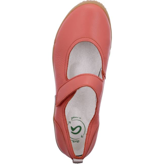 Mocassini Ara Nature Step Orange Donna Rosse | ARA914WEM