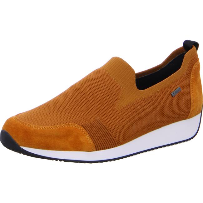 Mocassini Ara Slip-ons Lissabon Curry Donna Gialle | ARA943KDJ