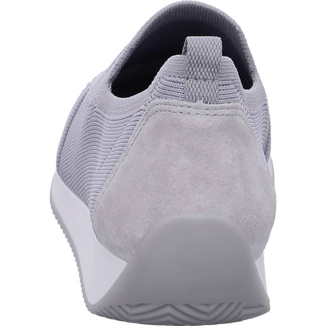 Mocassini Ara Slip-ons Lissabon Pebble Donna Grigie | ARA132PZS