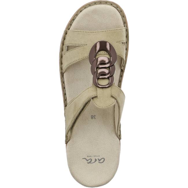 Mules Ara Hawaii Khaki Donna Verdi | ARA680GYN