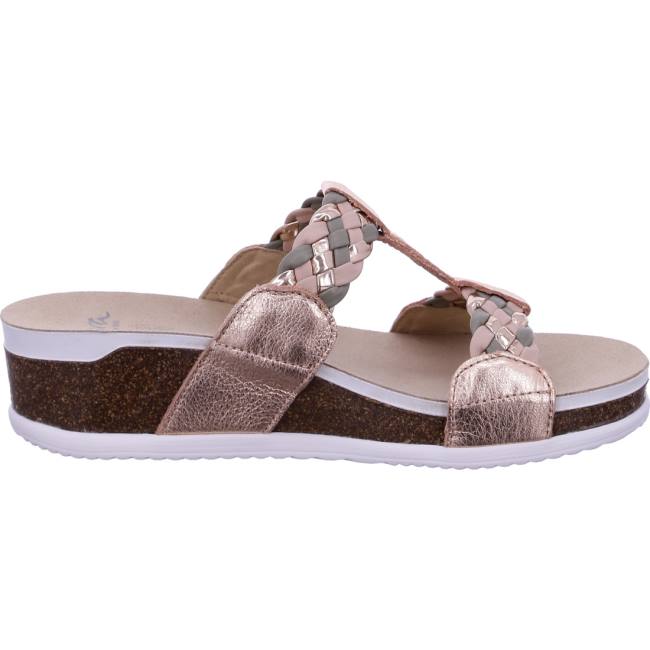 Mules Ara Norderney Gold Donna Rosa | ARA128OZL