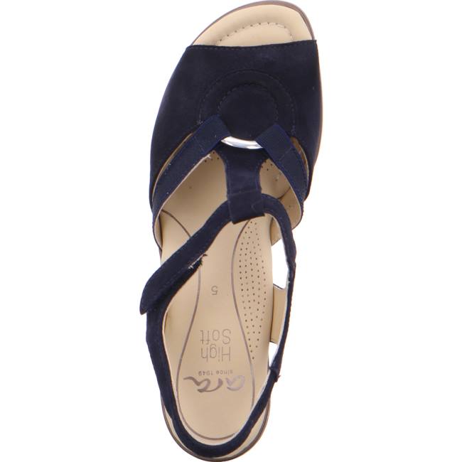 Sandali Ara Tacco Lugano Donna Blu | ARA692OUX