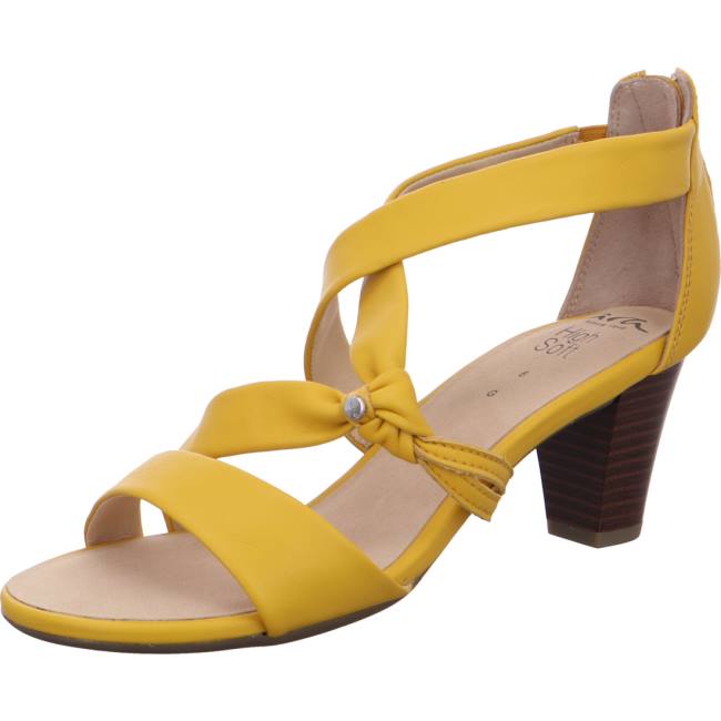 Sandali Ara Tacco Rosso Sun Donna Gialle | ARA701LRK