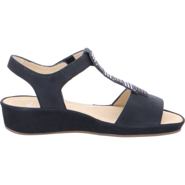 Sandali Ara Wedge Capri Donna Blu | ARA213HQM
