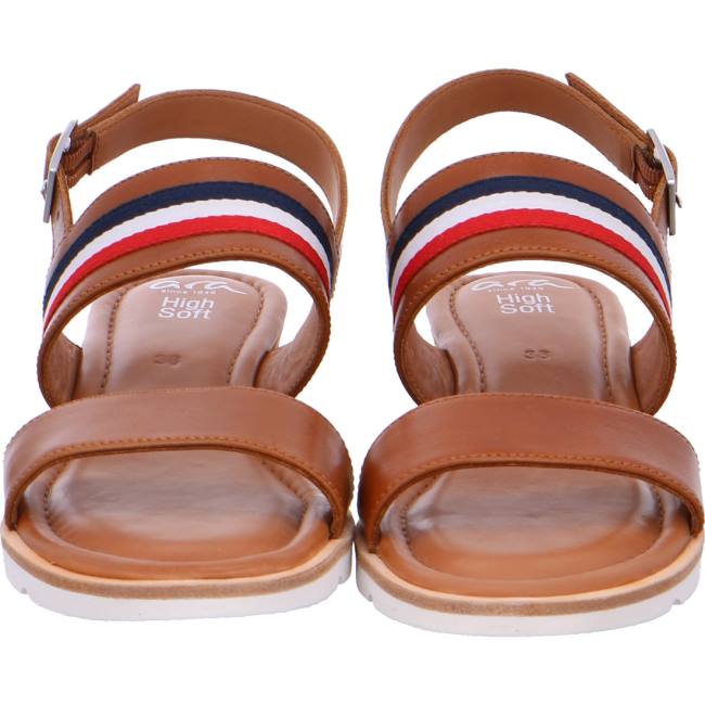 Sandali Ara Wedge Carmel Cognac Donna Marroni | ARA836XKM