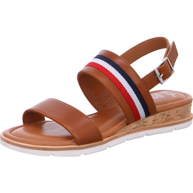 Sandali Ara Wedge Carmel Cognac Donna Marroni | ARA836XKM