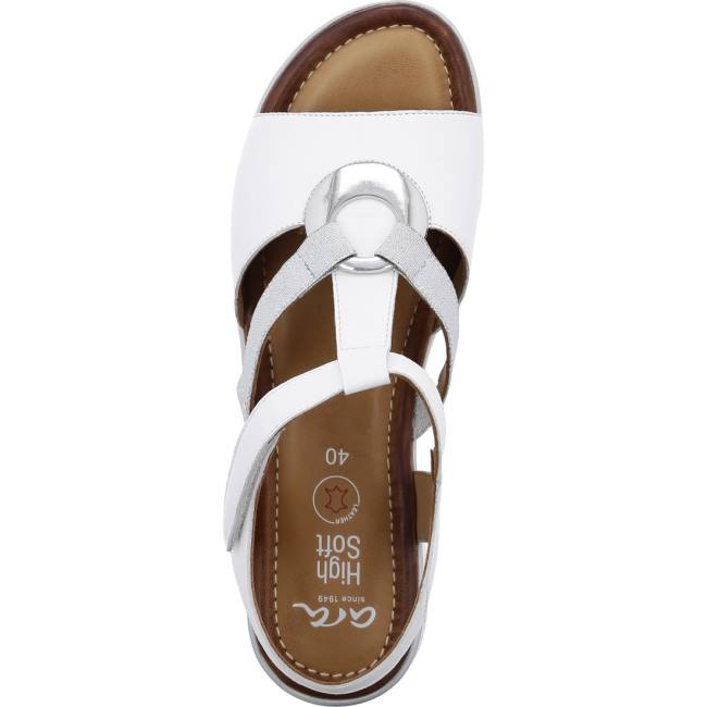 Sandali Ara Wedge Kreta Donna Bianche | ARA261MGD