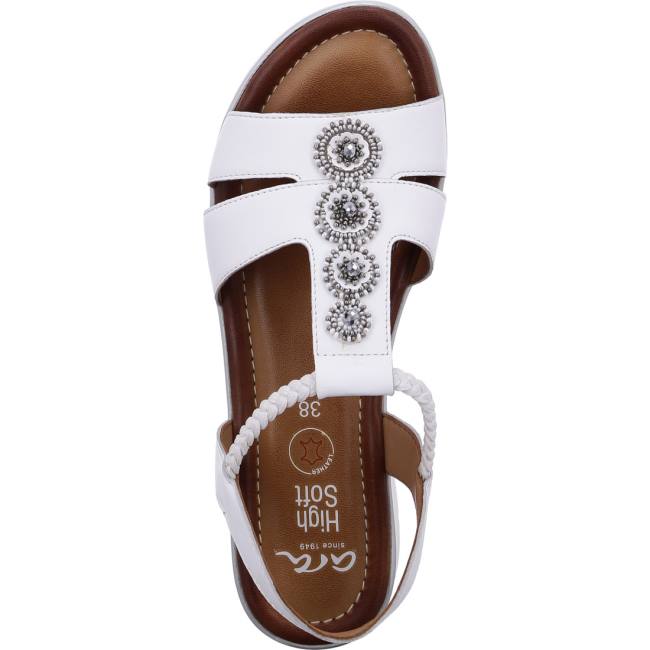 Sandali Ara Wedge Kreta Donna Bianche | ARA569EYL