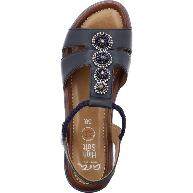 Sandali Ara Wedge Kreta Donna Blu | ARA851DMZ