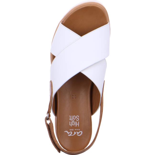 Sandali Ara Wedge Valencia Donna Bianche | ARA389QVD