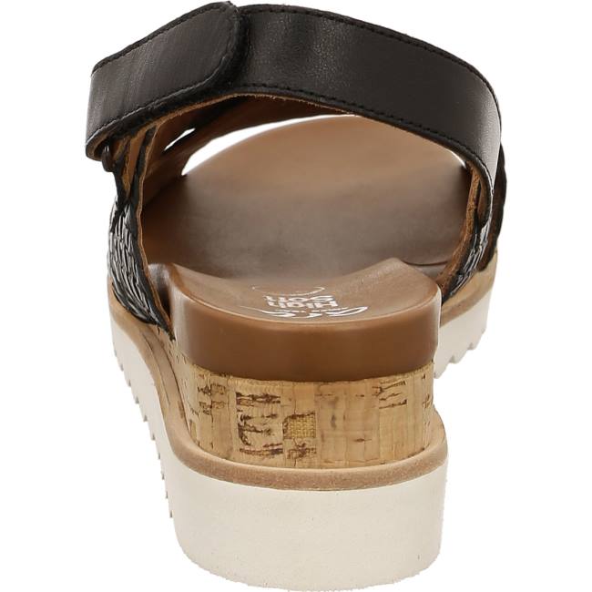 Sandali Ara Wedge Valencia Donna Nere | ARA831DOI