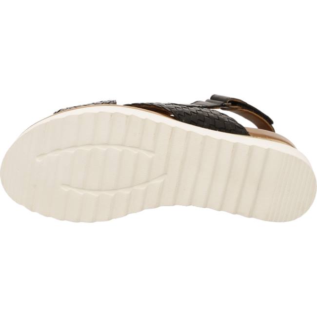 Sandali Ara Wedge Valencia Donna Nere | ARA831DOI