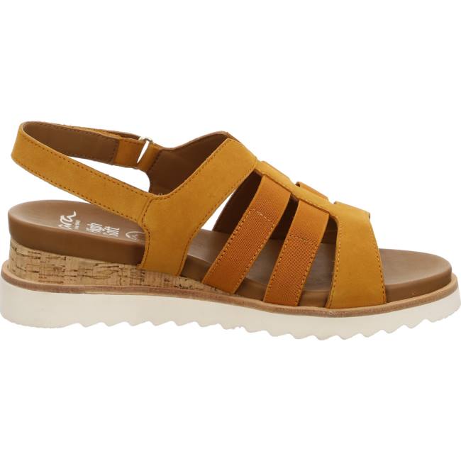 Sandali Ara Wedge Valencia Ochre Donna Marroni | ARA204UHZ