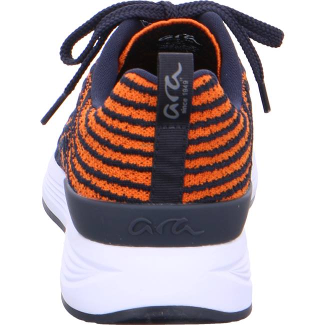 Scarpe Da Ginnastica Ara Chicago Orange Uomo Blu | ARA431XWQ