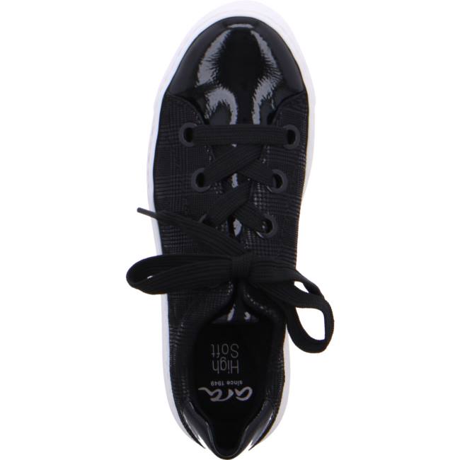 Scarpe Da Ginnastica Ara Courtyard Donna Nere | ARA243FRI