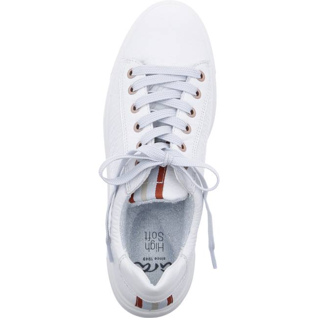 Scarpe Da Ginnastica Ara Courtyard Donna Bianche | ARA429OBC