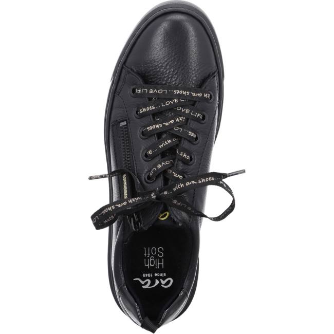 Scarpe Da Ginnastica Ara Courtyard Donna Nere | ARA651CXZ
