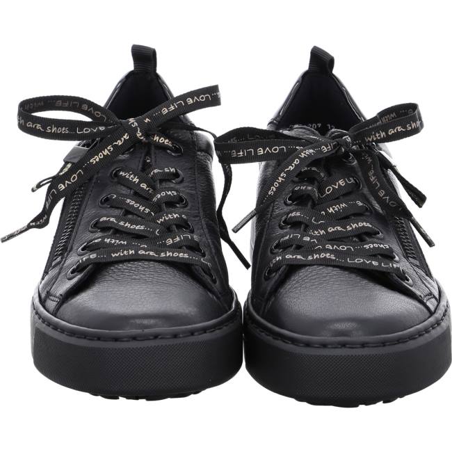 Scarpe Da Ginnastica Ara Courtyard Donna Nere | ARA651CXZ