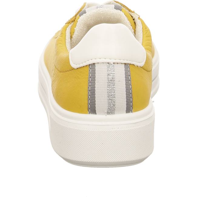 Scarpe Da Ginnastica Ara Courtyard Sole Donna Gialle | ARA047CSW