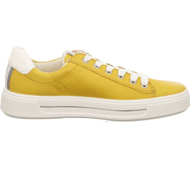 Scarpe Da Ginnastica Ara Courtyard Sole Donna Gialle | ARA047CSW