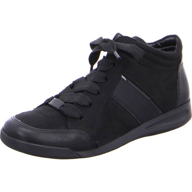 Scarpe Da Ginnastica Ara High Top Rom Donna Nere | ARA628SUV