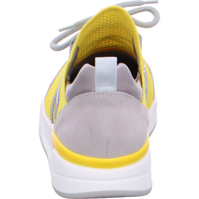 Scarpe Da Ginnastica Ara L.A. Donna Grigie Gialle | ARA185CYH