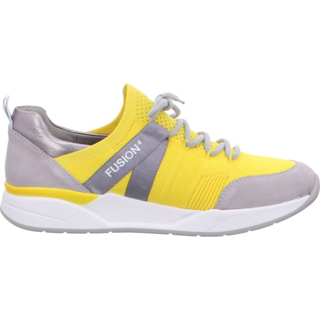Scarpe Da Ginnastica Ara L.A. Donna Grigie Gialle | ARA185CYH