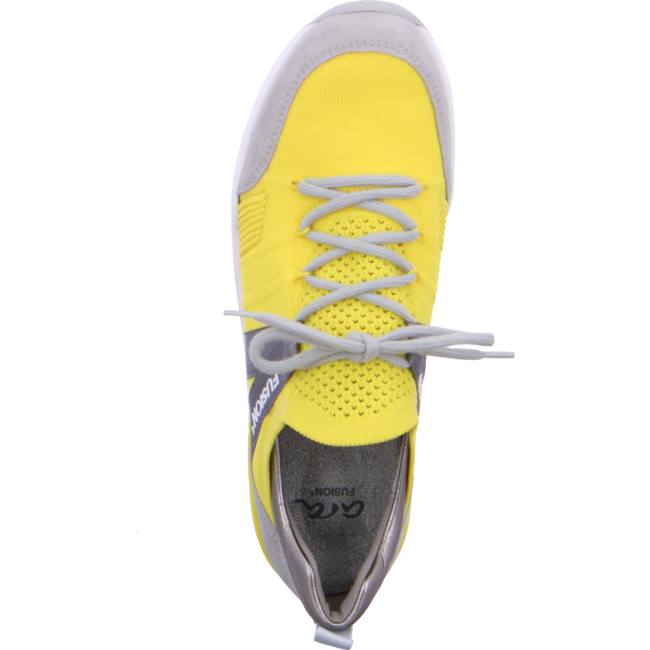 Scarpe Da Ginnastica Ara L.A. Donna Grigie Gialle | ARA185CYH