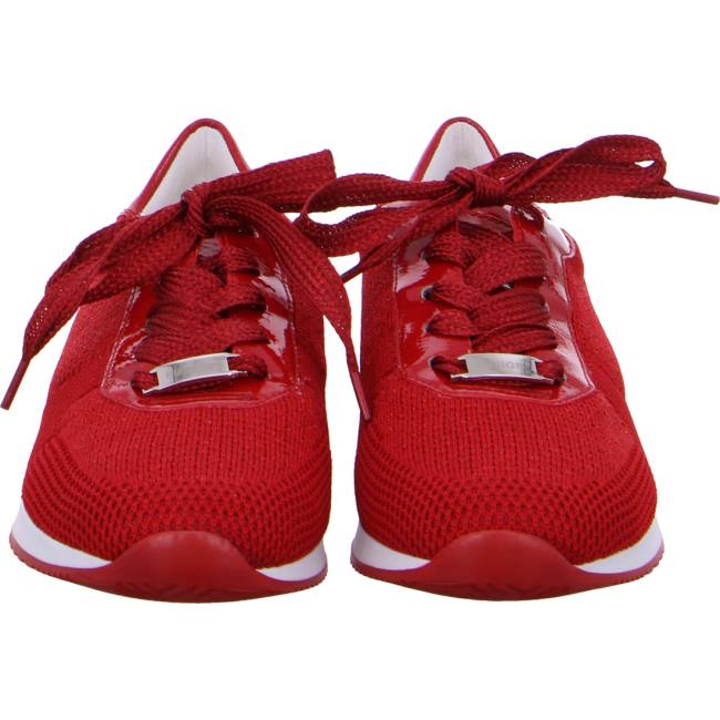 Scarpe Da Ginnastica Ara Lissabon-metallic Donna Rosse | ARA694WEV