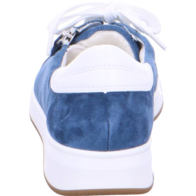 Scarpe Da Ginnastica Ara Pizzo-ups Rom Capri Donna Blu | ARA379QAX