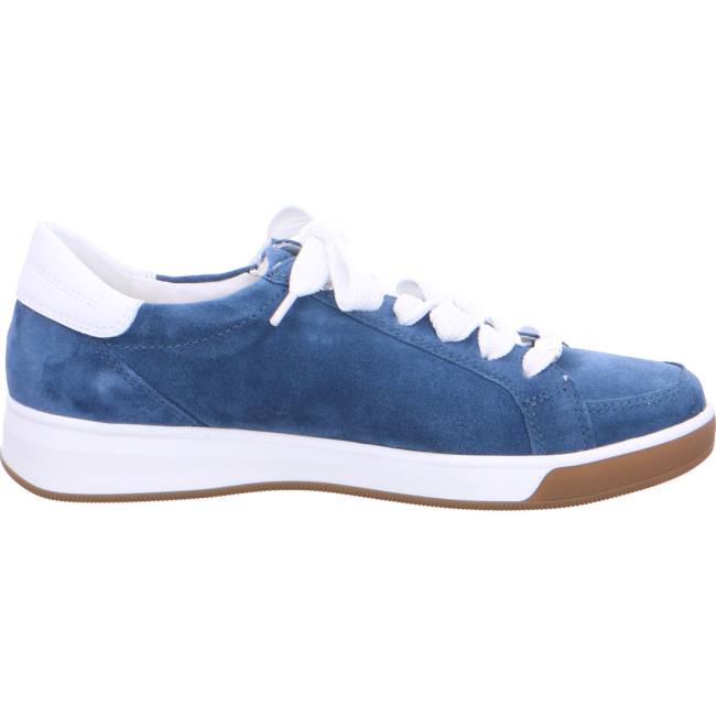 Scarpe Da Ginnastica Ara Pizzo-ups Rom Capri Donna Blu | ARA379QAX