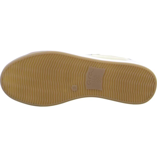 Scarpe Da Ginnastica Ara Pizzo-ups Rom Platinum Donna Bianche | ARA784OFX