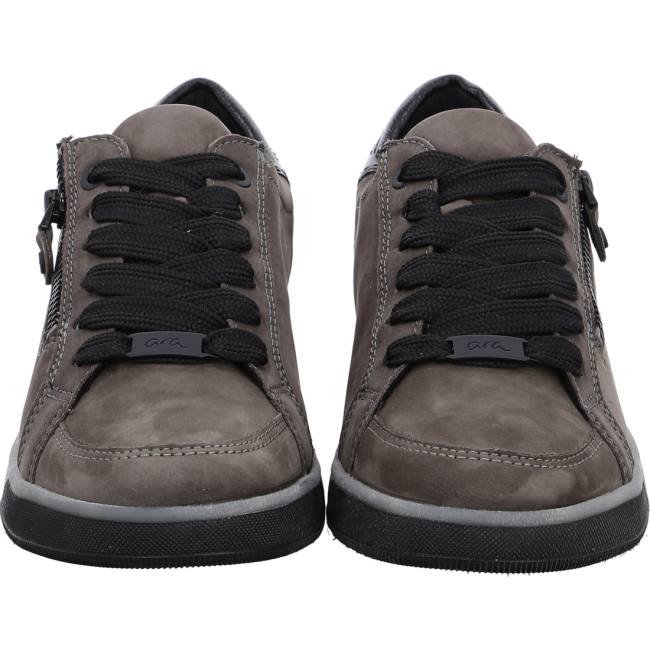 Scarpe Da Ginnastica Ara Pizzo-ups Rom Strada Donna Grigie | ARA289VIS