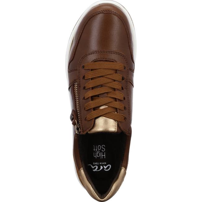 Scarpe Da Ginnastica Ara Pizzo-ups Sapporo Nuts Donna Marroni | ARA014GIC