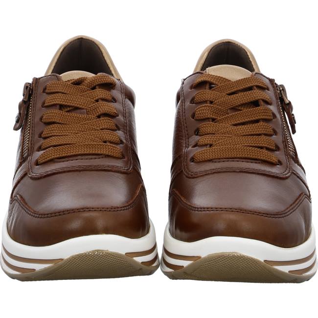 Scarpe Da Ginnastica Ara Pizzo-ups Sapporo Nuts Donna Marroni | ARA014GIC