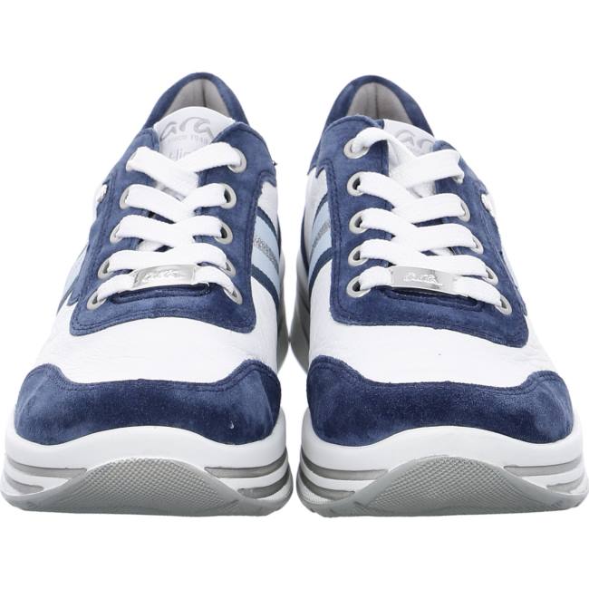 Scarpe Da Ginnastica Ara Pizzo-ups Sapporo Indigo Donna Bianche | ARA189ZFW
