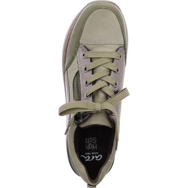 Scarpe Da Ginnastica Ara Pizzo-ups Sapporo Oliv Donna Verdi | ARA428AMR