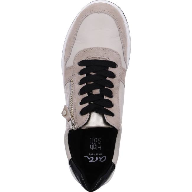 Scarpe Da Ginnastica Ara Pizzo-ups Sapporo Donna Beige | ARA583XYU