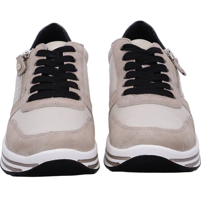 Scarpe Da Ginnastica Ara Pizzo-ups Sapporo Donna Beige | ARA583XYU